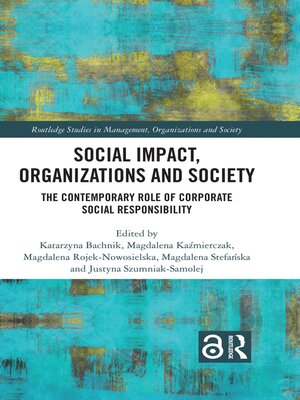 cover image of Social Impact, Organizations and Society